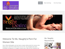 Tablet Screenshot of msnaughty.com